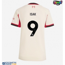 Ženski Nogometni dresi Liverpool Alexander Isak #9 Gostujoči 2025-26 Kratek Rokav